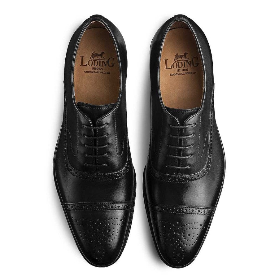 LodinG Oxford Brogue Newton 318 Black Wholesale