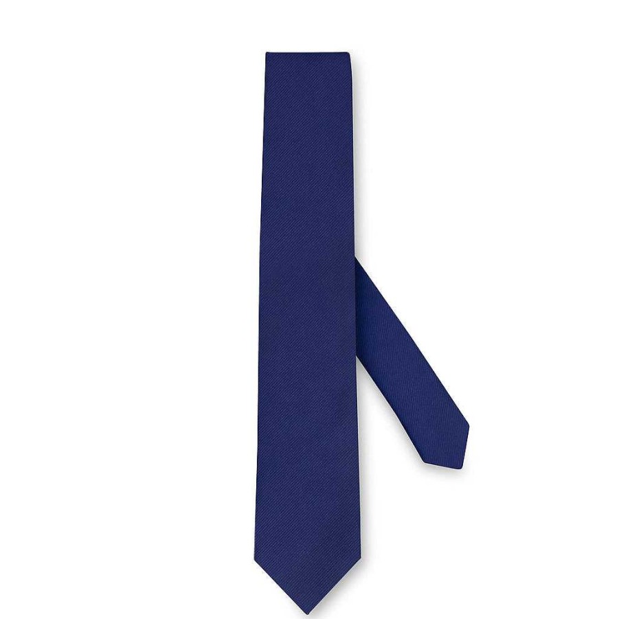 LodinG Pure Silk Tie In Royal Blue Twill Wholesale