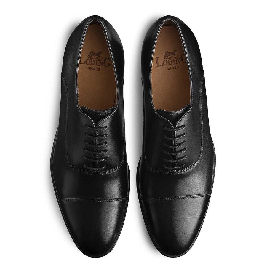 LodinG Black Oxford With Straight Toe Report Wickham 399 Clearance