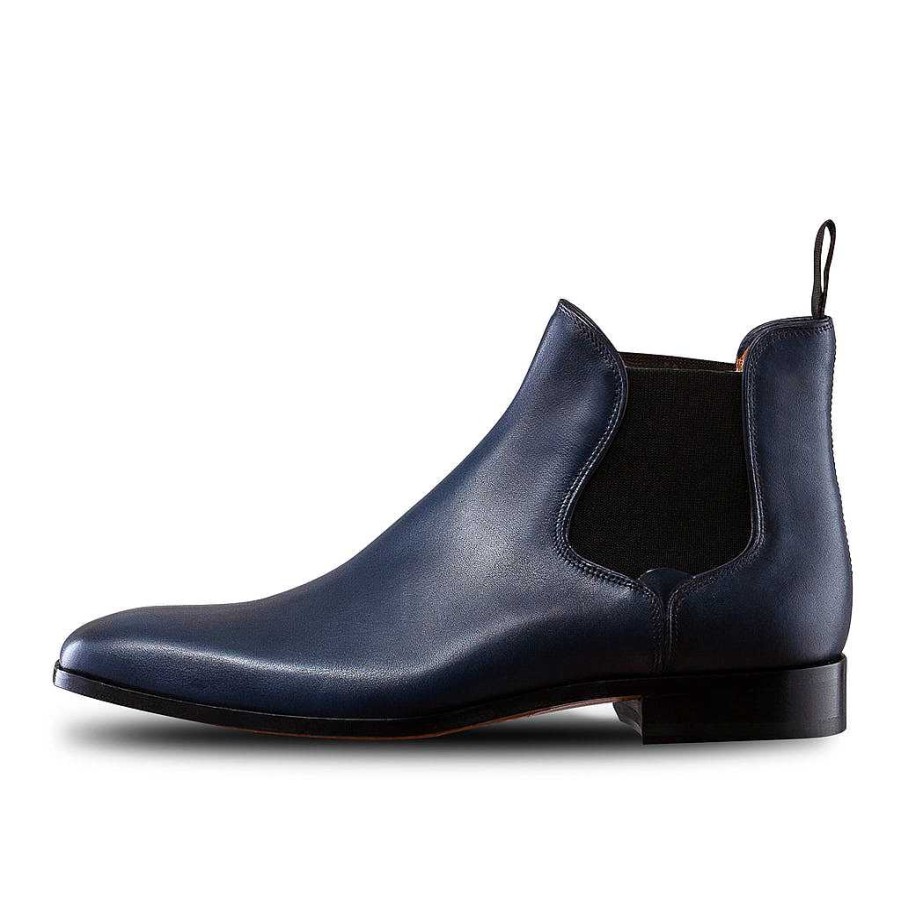 LodinG Giuliano 1007 Blue Ankle Boots Best