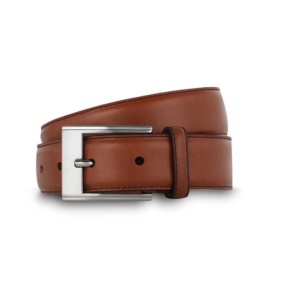 LodinG Smooth Leather Belt 30Mm Gold Online