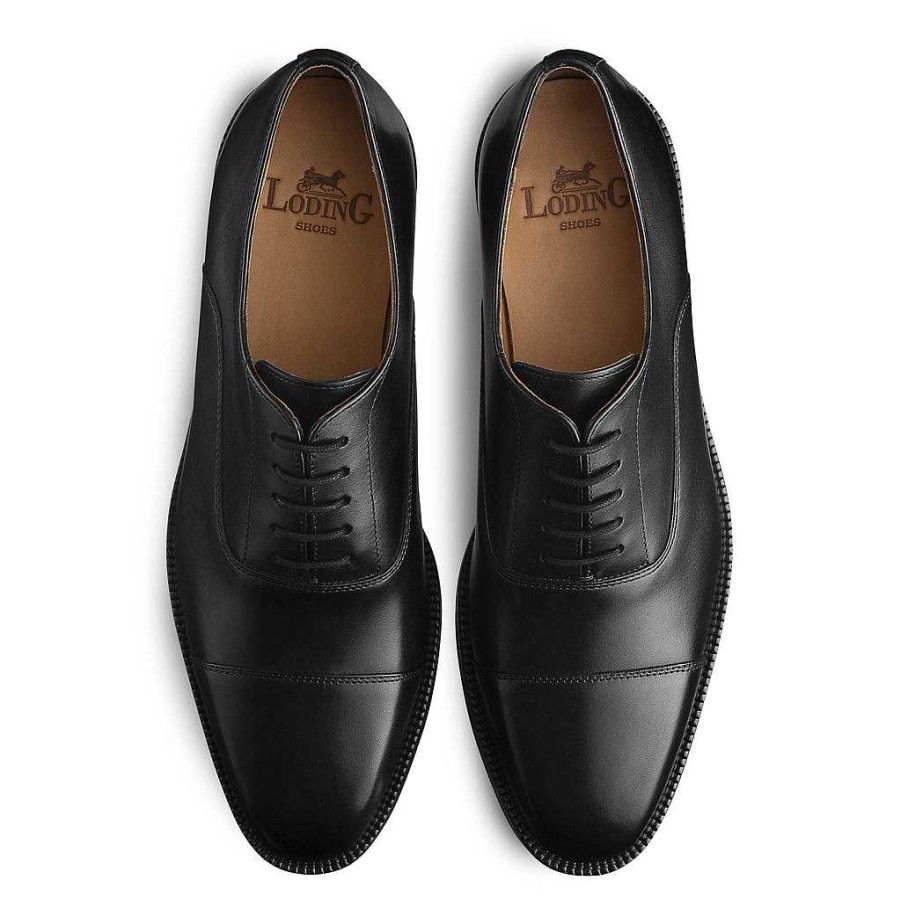 LodinG Black Oxford Shoes Berga 303 Rubber Sole Hot