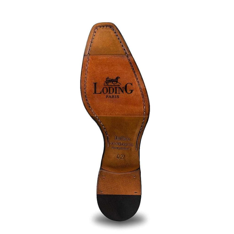 LodinG Black Golf Toe Brogue Derby Savio 305 Clearance