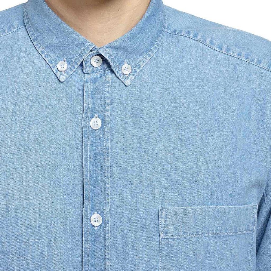 LodinG Classic Fit Light Denim Shirt Best