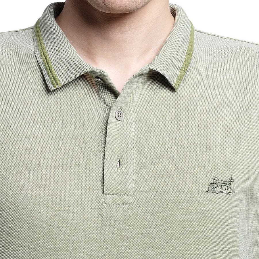 LodinG China Green Polo Shirt 100% Cotton Wholesale