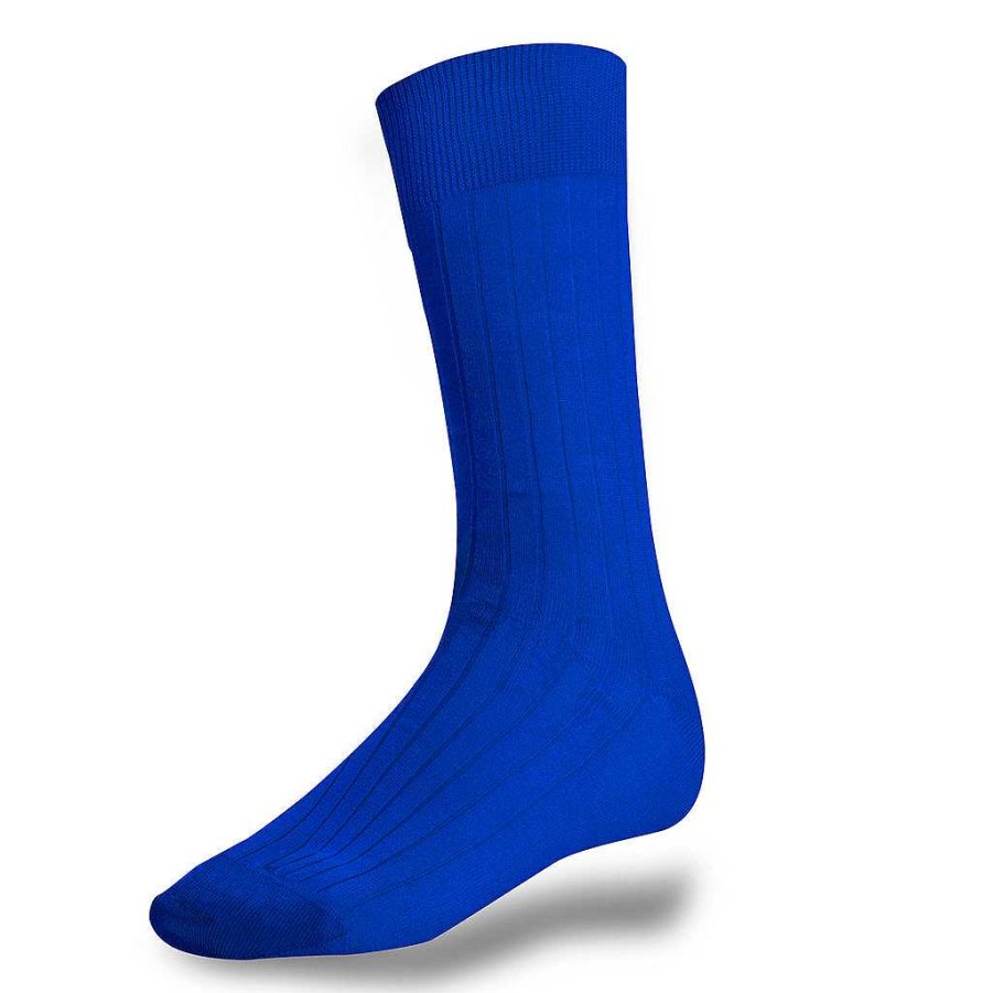 LodinG Royal Blue Socks In Cotton Lisle Thread Online