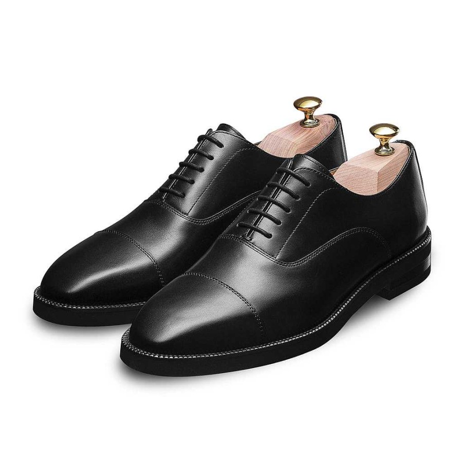 LodinG Black Oxford Shoes Berga 303 Rubber Sole Hot