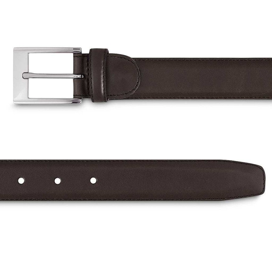 LodinG Smooth Leather Belt 30Mm Brown Best