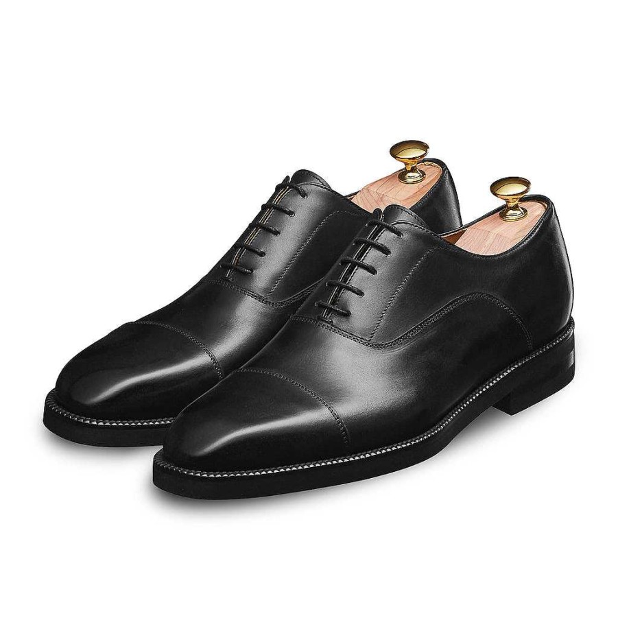 LodinG Black Oxford Shoes Berga 304 Rubber Sole Online