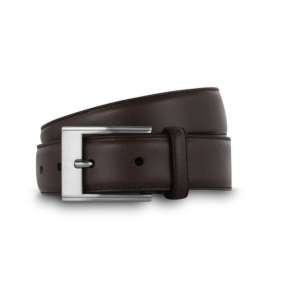 LodinG Smooth Leather Belt 30Mm Brown Best