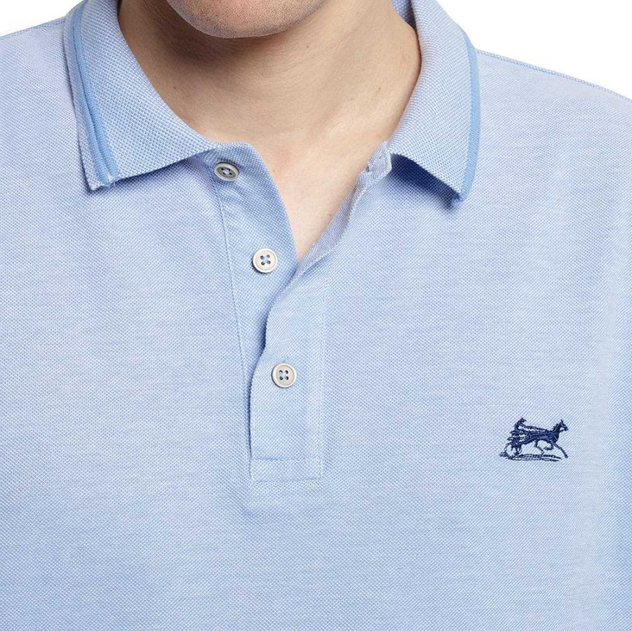 LodinG China Sky Blue Polo Shirt 100% Cotton Hot