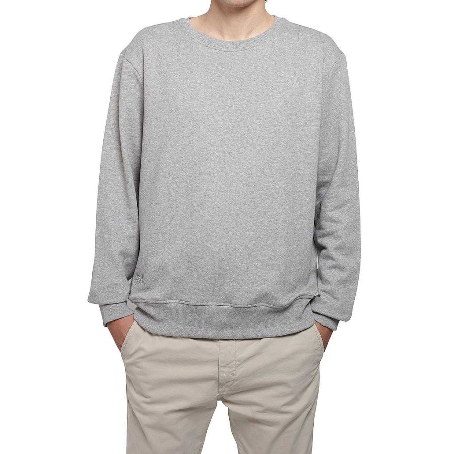 LodinG Gray Round Neck Sweatshirt 100% Cotton Best