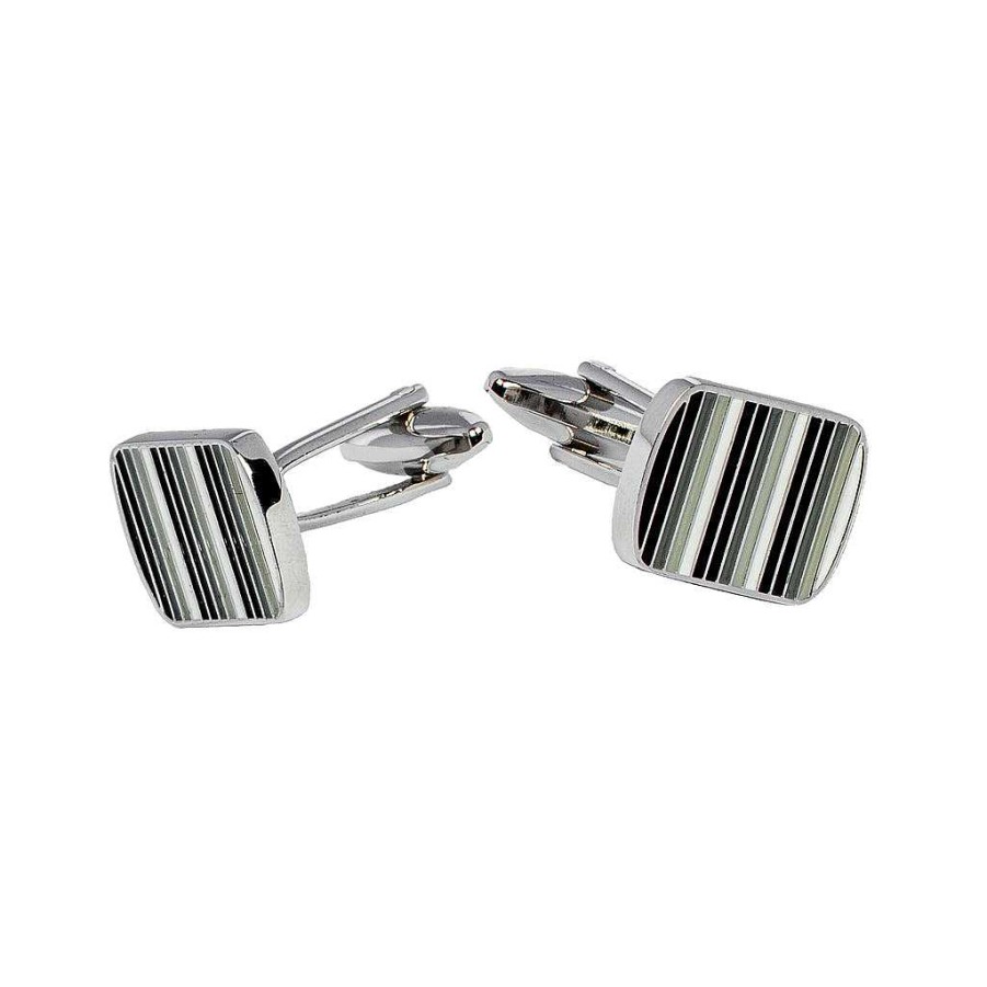 LodinG Striped Oval Cufflinks Clearance