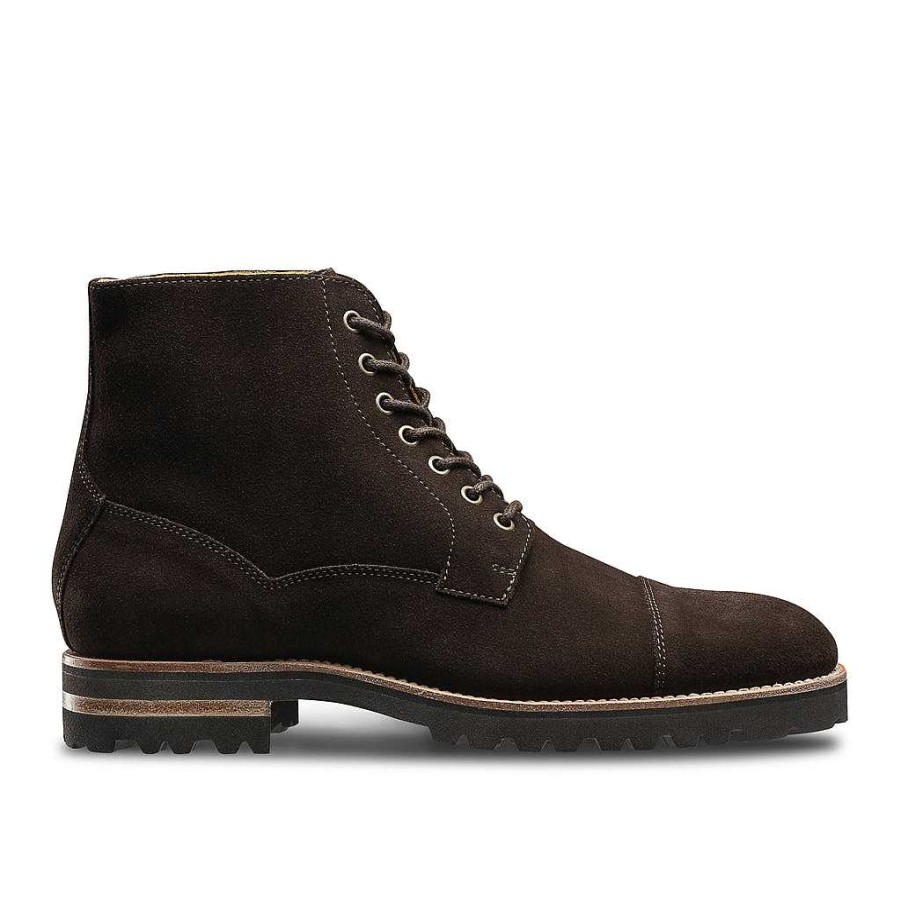 LodinG Brown Suede Calfskin Ankle Boots Keitele 364 Online