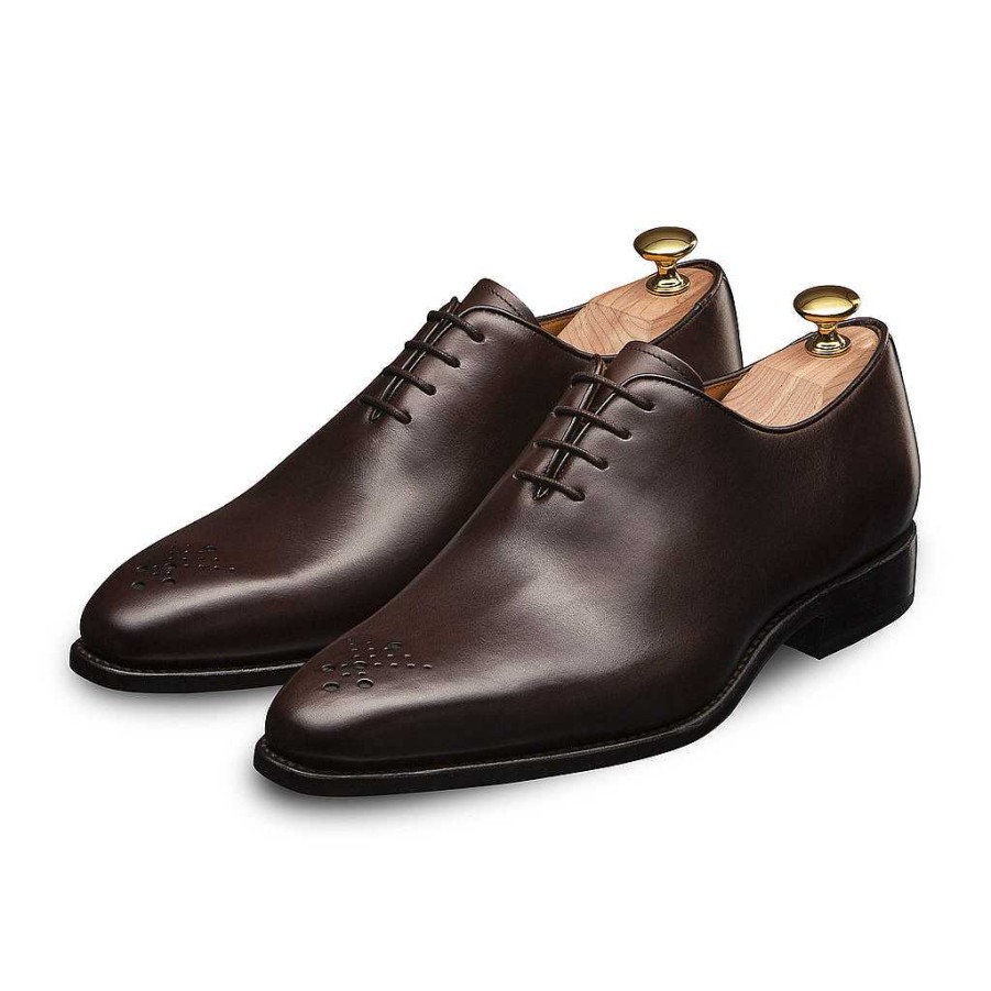 LodinG Oxford One-Cut A Bout Fleuri Milan 345 Brown Best