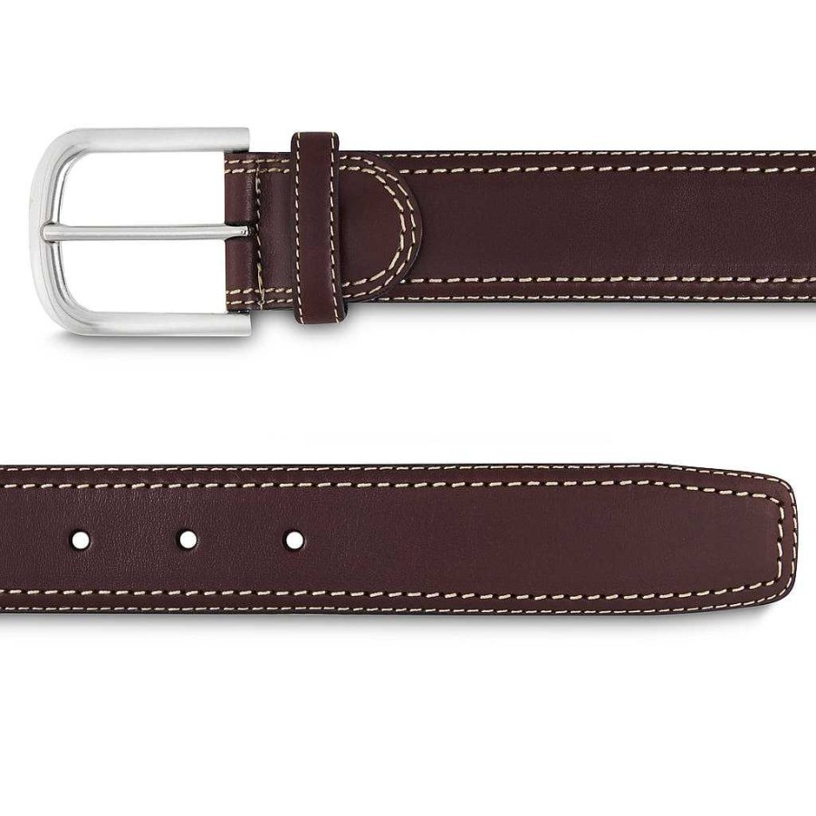 LodinG Leather Belt And Brown Contrasting Stitching Wholesale